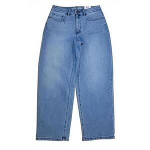 Style & Co. Light Wash High Rise Vintage‎ Straight MOM JEANS size 8 NEW